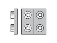 Metric Heavy Series APDC Double Weld Plate