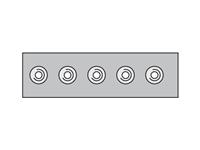 Metric Standard Twin Series APRB Weld Plate – Strip