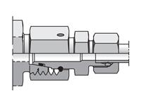 EO/EO-2 Straight Swivel, Tube End Reducer - RED