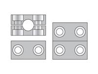 Metric Heavy Series RCA Clamp Halves