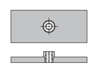 Inch Standard Twin Series WPT Weld Plate Twin