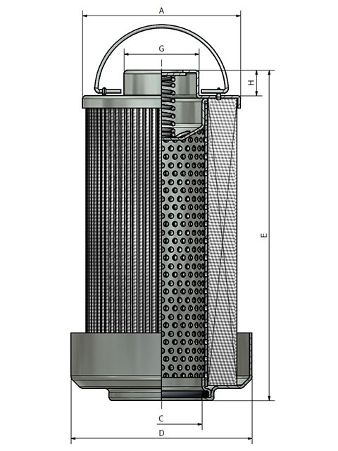 PR3241Q ParFit™ Interchange and Parker Replacement Element