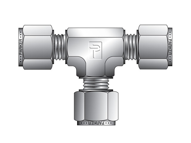 ETM6-B A-LOK Metric Tube Union Tee - ETM