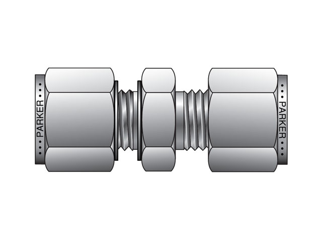 M6RUM2-S A-LOK Metric Tube Reducing Union - RUM
