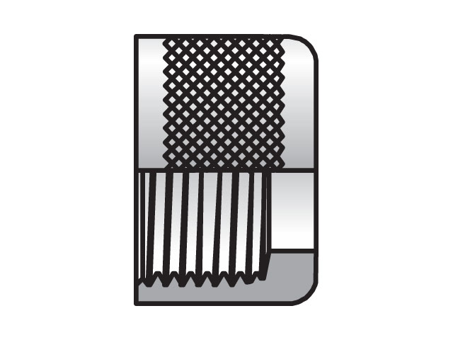 6 BIP-B Intru-Lok Nut, Ferrule, Insert BIP