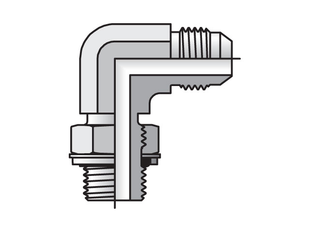 16C4OMXS V0894 Triple-Lok 37° 90° Elbow C4OMX