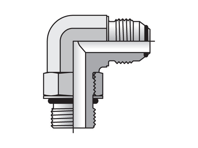 8 C5OXO-SS Triple-Lok 2 37° 90° Elbow C5OXO