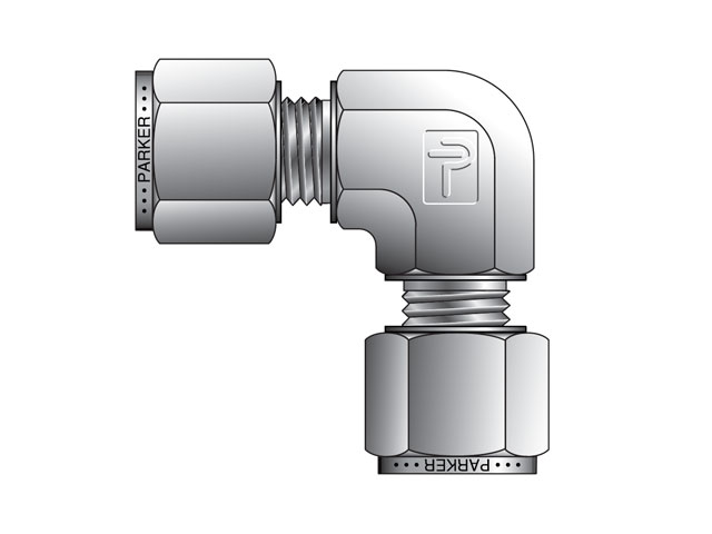 EBZ 3-3-SS CPI Metric Tube Union Elbow - EBZ
