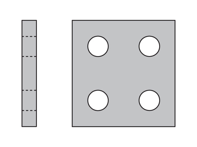 DPDC2X Metric Heavy Series DPDC Double Top Plate