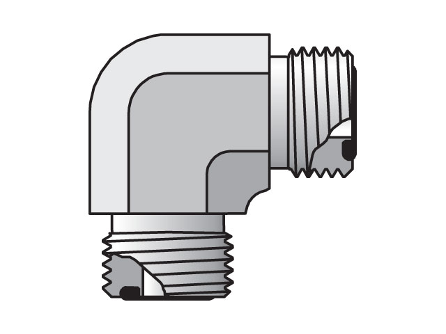 4EMLOS FKM Seal-Lok ORFS 90° Elbow EMLO