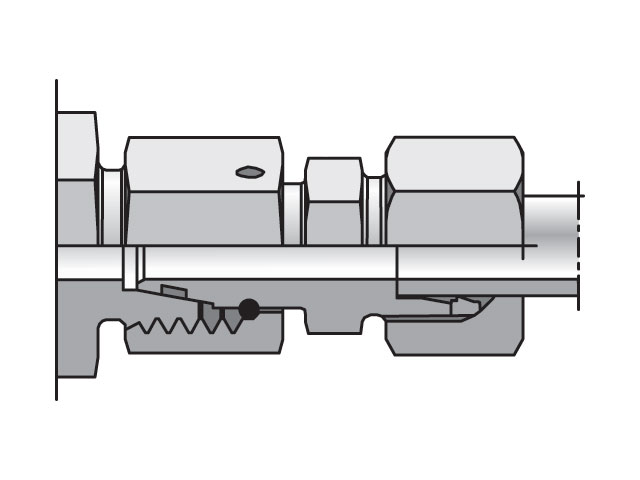 DA22LCF EO/EO-2 Straight Swivel, Distance Adapter - DA