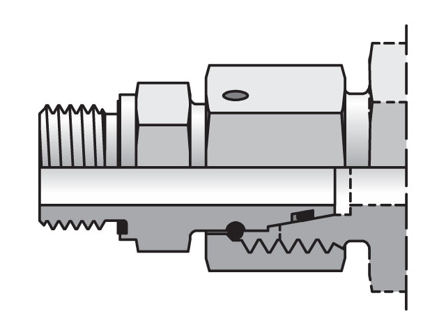 EGE25SMEDCF EO/EO-2 Straight Swivel, Swivel Connector - EGE-M-ED