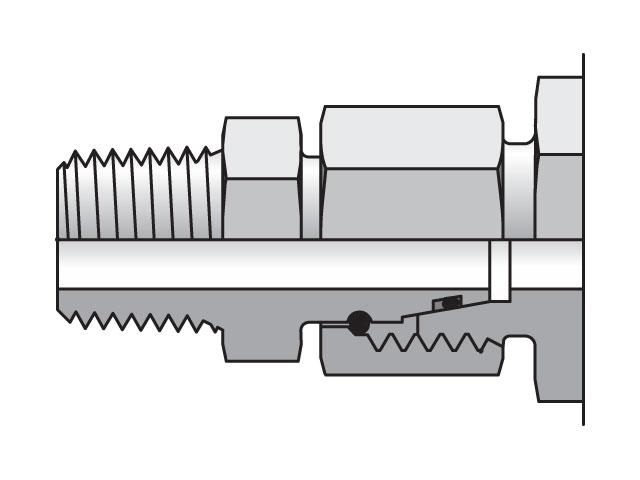 EGE16S1/2NPTCF EO/EO-2 Straight Swivel, Swivel Connector - EGE-NPT