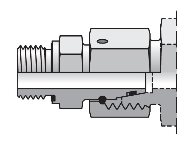 EGE30SRED71 EO/EO-2 Straight Swivel, Swivel Connector - EGE-R-ED