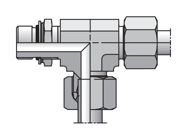 LEE10LMORCF EO/EO-2 Tee, Adjustable Run - LEE-OR