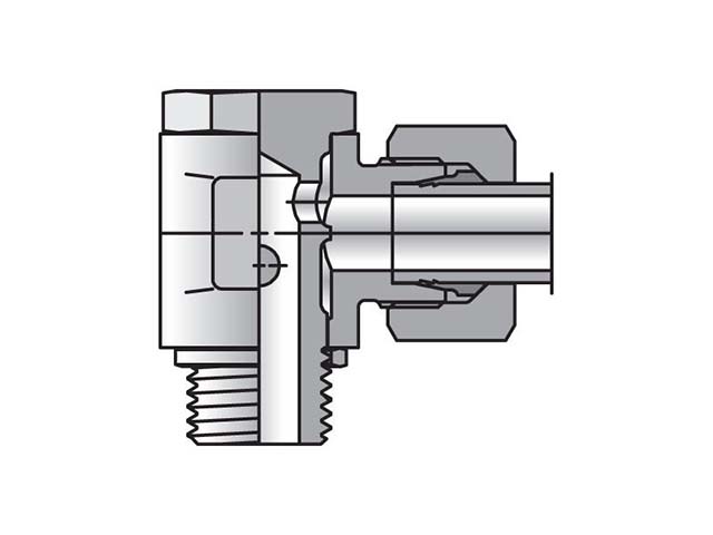 SWVE06SRCF EO/EO-2 90° Elbow, Banjo - SWVE-R