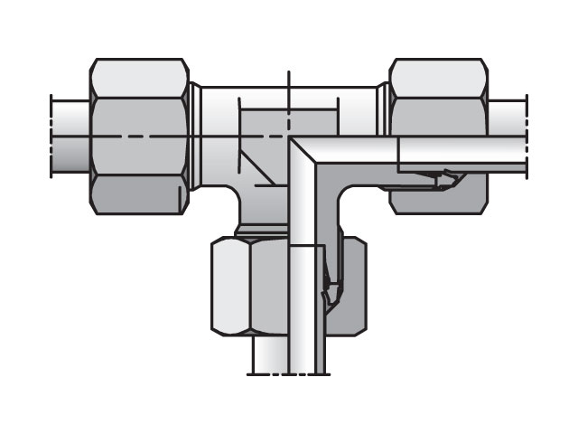TR06/10/06LCF EO/EO-2 Tee, Reducer Union - TR