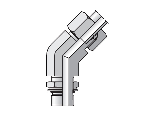 VEE28LMORCF EO/EO-2 45° Elbow, Adjustable - VEE-OR