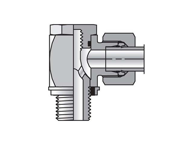 WH08LMKDSCF EO/EO-2 90° Elbow, High Pressure Banjo - WH-M-KDS