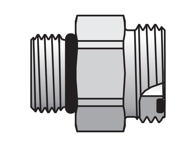 6 F5OLLO-SS N0674 Seal-Lok ORFS Straight F5OLLO