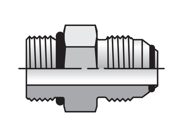 6-4 F5OXO-SS Triple-Lok 2 37° Straight F5OXO