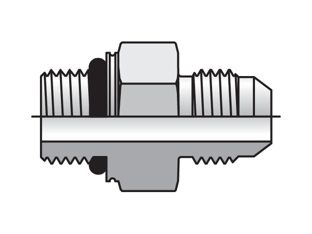 12M27F87MXS Triple-Lok 37° Straight F87OMX