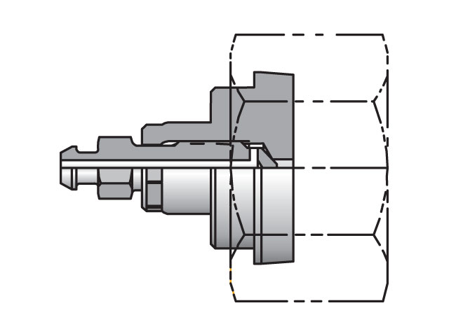 20 FNLBA-S Seal-Lok Specialty ORFS / Port Bleed Adapter FNLBA