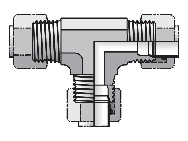 2 JBI2-B Intru-Lok Tee JBI2