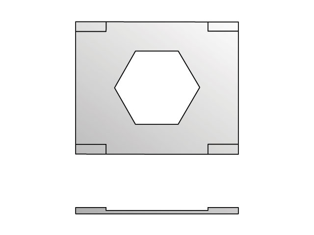 LPT-5 Inch Standard Twin Series LPT Locking Plate
