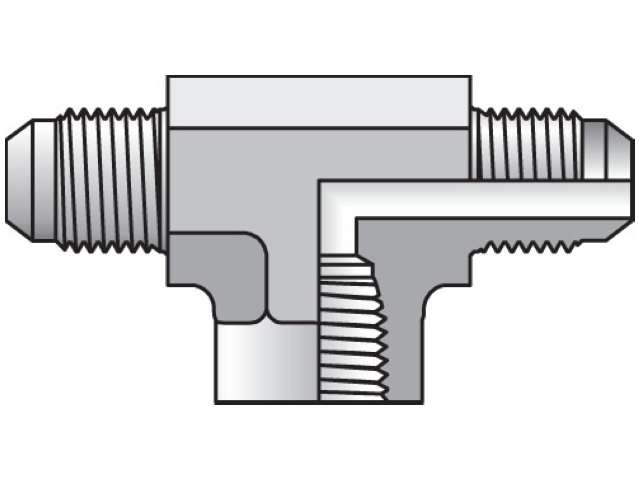 6 OTX-B Triple-Lok 37° Tee OTX
