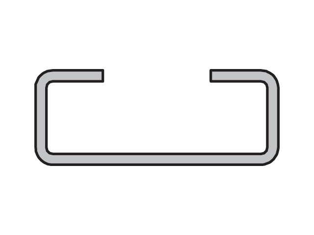 R-2 Inch Standard Series R Mounting Rail