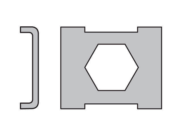 SBB2X Metric Standard Twin Series SBB Locking Plate