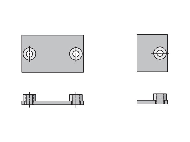 WP-6 Inch Standard Series WP Weld Plate