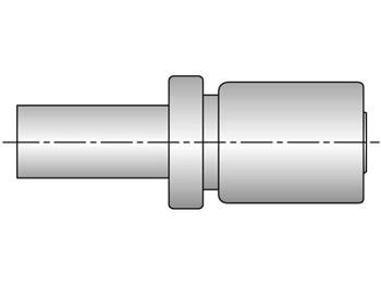 134HY-8-8 Parkrimp Permanent Male Standpipe - Rigid - Straight (Inch Size Tube O.D.) 134HY-8-8 HY Series 134HY