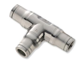 3804 04 00 Metric Union Tee - Push-to-Connect Fitting 3804 04 00 Legris LF3800 Series 3804 - Metric