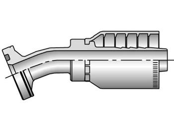 16B78-16-16 Parkrimp Permanent SAE Code 62 Flange Head - 22½° Elbow 16B78-16-16 78 Series 16B78