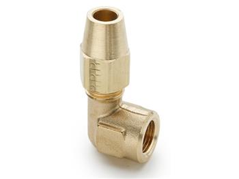 170CL-4-4 Inch Female Elbow 90° Long Nut - Brass Fittings and Adapters 170CL-4-4 Compression Fitting 170CL