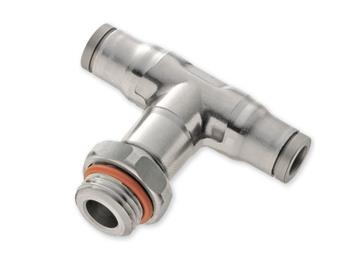 172PLS-4M-2 Metric-Inch Male Branch Tee Swivel - Push-to-Connect Fitting 172PLS-4M-2 Prestolok PLS Series 172PLS - Metric-Inch