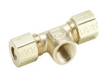 177C-4-2 Inch Female Branch Tee - Brass Fittings and Adapters 177C-4-2 Compression Fitting 177C