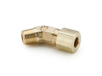 179C-4-4 Inch Male Elbow 45° - Brass Fittings and Adapters 179C-4-4 Compression Fitting 179C