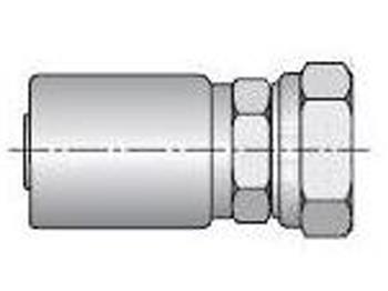 1C6HY-12-6 Parkrimp Permanent Female Metric S - Swivel - Straight (Ball Nose) 1C6HY-12-6 HY Series 1C6HY