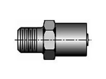 1S2HY-6-6 Parkrimp Permanent Female NPTF Pipe - Swivel - Straight 1S2HY-6-6 HY Series 1S2HY