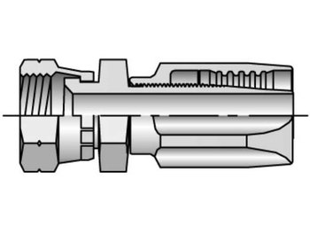 23220-16-16 Field Attachable Shell & Nipple Female PTT 30° - Swivel 23220-16-16 20 Series 23220