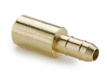 238-4-4 Parker Dubl-Barb Brass Solder Connector 238-4-4 Solder Connector 238