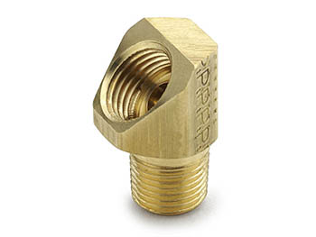 259IFHD-4-2 Parker 45° Inverted Flare Brass 45° Elbow - Ref. SAE J512 040302 259IFHD-4-2 45° Elbow 259IFHD