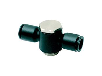 32PLPDJ-4M-2G Banjo Double Push-to-Connect Instant Pneumatic Fitting 32PLPDJ-4M-2G Prestolok Composite 32PLPDJ - Metric