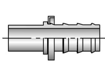 33482-12-12B Push-Lok Barbed Male Standpipe - Rigid - Straight (Inch Size Tube O.D.) 33482-12-12B 82 Series 33482