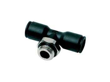 3198 10 13 Male Branch Tee Swivel Push-to-Connect Instant Pneumatic Fitting 3198 10 13 Legris Composite 3198 - Metric-BSPP
