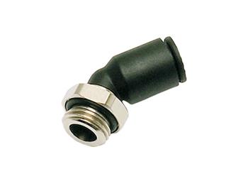 3133 10 13 Male Elbow 45° Push-to-Connect Instant Pneumatic Fitting 3133 10 13 Legris Composite 3133 - Metric-BSPP