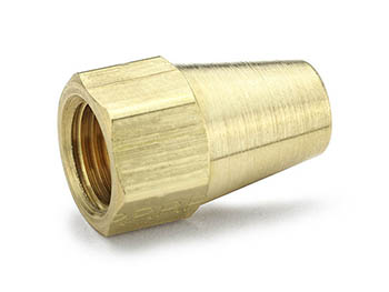 41FL-12 Parker 45° Flare Brass Long Nut - Ref. SAE J512 and J513 010111 41FL-12 Long Nut 41FL
